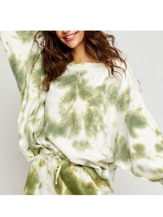 Free People Tops - Free People Kelly Washed Tie Dye Sweatshirt XS